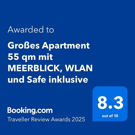 Grosses 55 Qm Mit Meerblick, Wlan Und Safe Inklusive * Sunny Beach